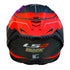 CASCO CERRADO LS2 THUNDER ATTACK RED